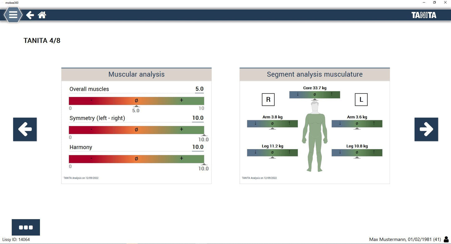 TANITA PRO Software