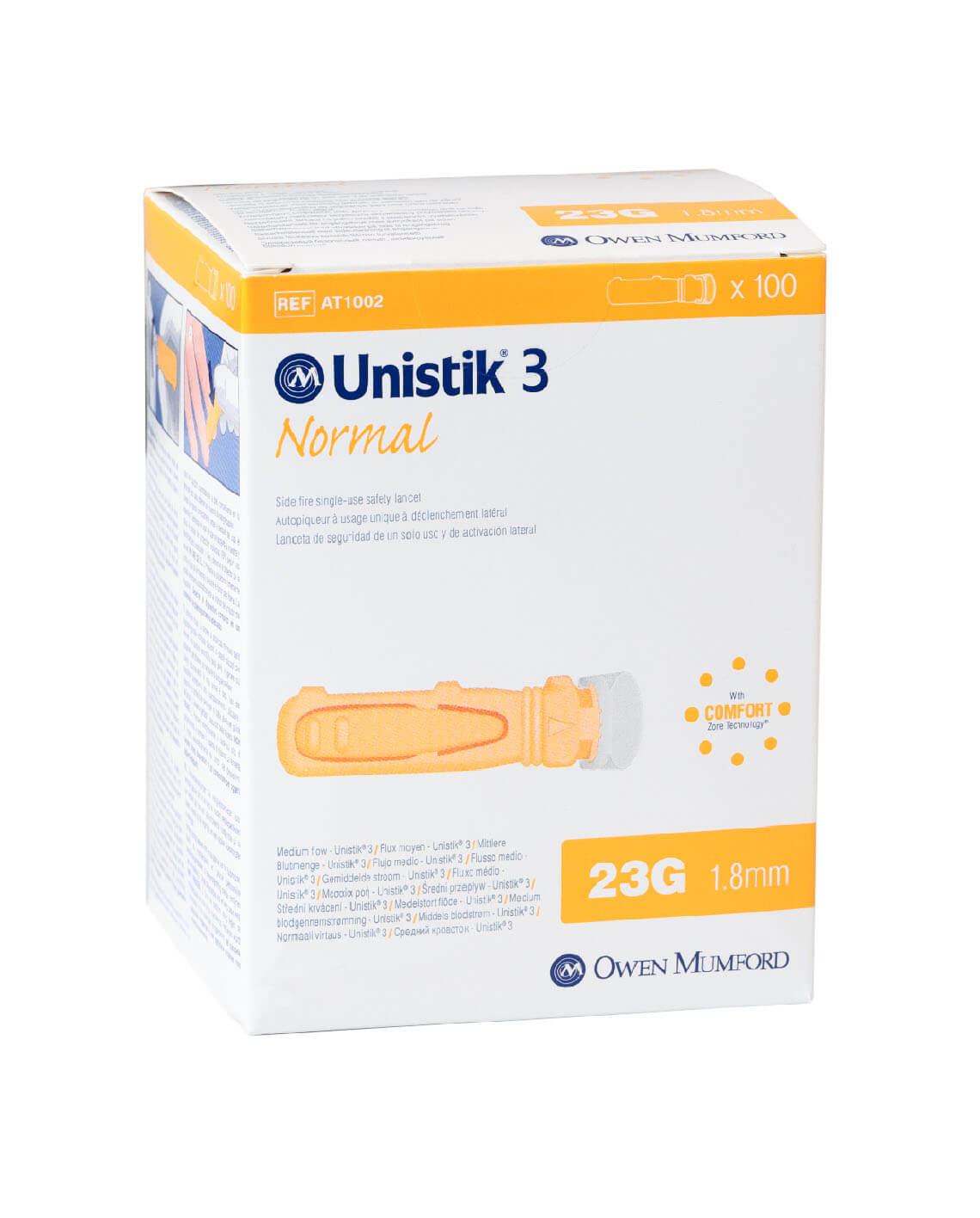 Veligheidslancetten 100 stuks (1.8 mm, 23G) | Geschikt voor Lactate Plus